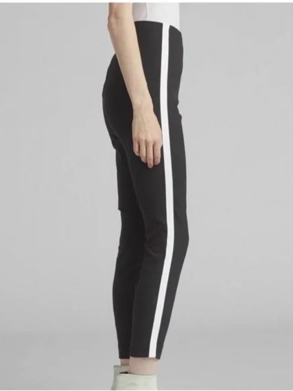 Rag & Bone Dress Pants- Black with side White Stripe